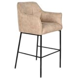 Tabure DKD Home Decor Crna Bež Metal 59 x 60 x 107 cm Cijene