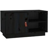 TV omarica črna 100x34x40 cm trdna borovina, (20731634) | Shoptok.si