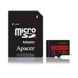 Apacer Pomnilniška kartica microSD XC 128GB UHS-I U1 R85 Class 10 + adapter AP128GMCSX10U5-R Cene