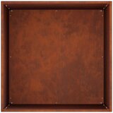  Vrtna saksija Rđa 40 x 40 x 75 cm Otporni čelik | shoptok.hr