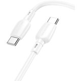  USB kabal Type-C to Type-C BOROFONE BX93 Super power 60W fast charging data white, 1m | Eponuda.ba