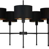  Luster na šipci MADELA 5xE14/40W/230V crna | Eponuda.com