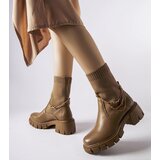 Gemre Brown ankle boots with elastic upper Naser | shoptok.hr