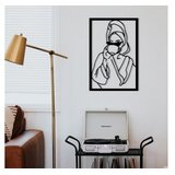 Wallity Zidna dekoracija Vrijeme za kafu, 33x50cm, Crna | Eponuda.ba