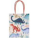 Meri Meri Poklon vrećice u setu 8 kom 13x8 cm Dinosaur Kingdom – Cijene