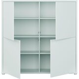 CARRYHOME Visoka Komoda Alice, Svetlo Siva | Shoptok.si