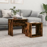  Uklapajući stolići za kavu 2 kom boja hrasta konstruirano drvo | shoptok.hr