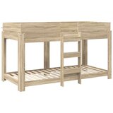  Postelja na vzkraj za otroke Sonoma hrast 90 x 200 cm, (5000141837) | Shoptok.si