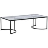 Furniture Fashion Skanör klub stolić 140 × 70 cm, crni | shoptok.hr