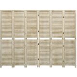 Furnova Paravan 6-delni 210x165 cm trden les pavlovnije, (21929792) | Shoptok.si