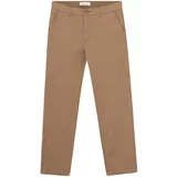 KnowledgeCotton Apparel Chino hlače 'BIRCH' svetlo rjava