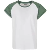 Urban Classics Majica zelena / bijela