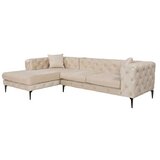 Atelier Del Sofa ugaona garnitura como eco left beige black | ePonuda.com