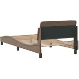  Okvir za krevet Dover boja cappuccina 100x200 cm umjetna koža | Eponuda.com