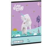 Ars Una Prisrčne živali - Samorog A/5, črtasti zvezek za 1. razred, 14-32 | Shoptok.si