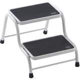 eurokraft basic Stopnice iz jeklenih cevi, nosilnost 150 kg, 1 stopnica | Shoptok.si
