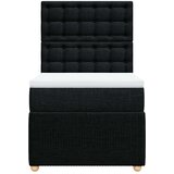 Box spring krevet s madracem crni 90x190 cm od tkanine | shoptok.hr
