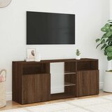 TV ormarić s LED svjetlima boja smeđeg hrasta 120 x 30 x 50 cm | shoptok.hr