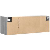 vidaXL Stenska TV omarica z LED lučkami siva sonoma 100x31x35 cm | Shoptok.si