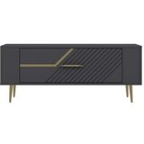 Hanah home TV polica Retrolp5 Anthracite Gold