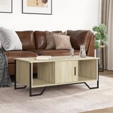  Stolić za kavu boja hrasta 100 x 51 x 40 cm konstruirano drvo | shoptok.hr