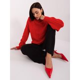 Wool Fashion Italia Sweater-AT-SW-2355-2.30X-Red Cene