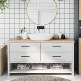  Kopalniški pult 160x30x(2-6) cm neobdelan trden les