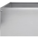  Vrtna posuda za sadnju 100x100x26 cm pocinčani čelik | shoptok.hr