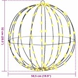  Topla bijela 50,5 x 50,5 x 52 cm Metal | shoptok.hr