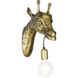 QAZQA Vintage stenska svetilka medenina - Žirafa | Shoptok.si