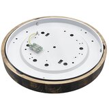  LED plafonsko svetlo OAK SMOKY SLIM LED/36W/230V 4000K prečnik 47 cm hrast/tamno braon | Eponuda.com