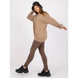 ex moda Sweatshirt-EM-BL-U623.63P-dark beige | Shoptok.si