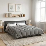 Puni pokrivač za cijelu godinu Svijetlo siva 240 x 260 cm | Eponuda.com