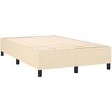  Krevet s oprugama i madracem krem 120 x 200 cm od tkanine | shoptok.hr