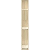  Regal za knjige s 5 razina boja hrasta 80,5x23,5x162,5cm drveni | Eponuda.com