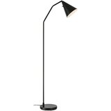 Markslöjd Crna LED stojeća svjetiljka s mogućnosti zatamnjivanja s metalnim sjenilom (visina 144 cm) Funil – Cijene