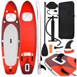  Set daske za veslanje stojeći na napuhavanje crveni 360x81x10cm | shoptok.hr