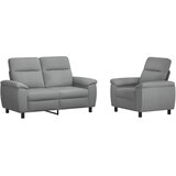  Set sofe 2 pcs Svjetlosiva Tkanina - Svjetlosiva 1-Sjedalo + 2-Sjedalo (120 cm) | shoptok.hr