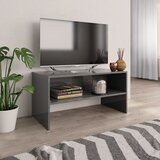 TV ormarić od iverice visoki sjaj sivi 80 x 40 x 40 cm | shoptok.hr