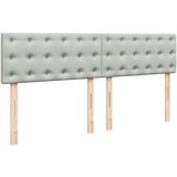  Otomanski krevet s madracem svijetlosivi 180x200 cm baršunasti | shoptok.hr