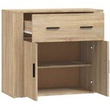  Komoda boja hrasta sonome 80 x 33 x 70 cm od konstruiranog drva | Eponuda.ba