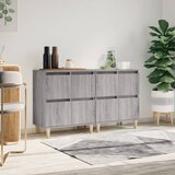  Komode 2 kom boja hrasta 60 x 35 x 70 cm od konstruiranog drva Cijene