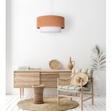  Duolla - Luster na sajli BOHO 1x E27/40W/230V, prečnik 45 cm, bež/bela | Eponuda.com