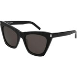 Saint Laurent SL214KATE 001 ONE SIZE (55) Črna/Siva Cene