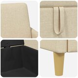  Set sofe s pohranom 2 pcs Krem Poliester | shoptok.hr