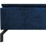 Esposa POSTELJA BOXSPRING 140 cm x 200 cm , tekstil temno modra | Shoptok.si