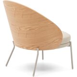 Kave Home Bež fotelja od imitacije kože Eamy – | shoptok.hr