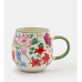 Sinsay Keramička šalica s cvjetnim motivom | shoptok.hr