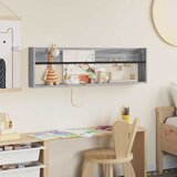  Polica za časopise s policom Zidne Siva Sonoma 100 x 12 x 30 cm | shoptok.hr