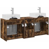  Set ormarića za kupaonicu 3 kom. Dimljeni hrast Smeđa 49,5 x 41 x 62,5 cm | Shoptok.si